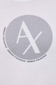 Бавовняна футболка Armani Exchange колір білий з принтом (3367155) Бавовняна футболка Armani Exchange колір білий з принтом (3367155)