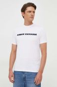 Бавовняна футболка Armani Exchange колір білий з аплікацією (3524892) Бавовняна футболка Armani Exchange колір білий з аплікацією (3524892)