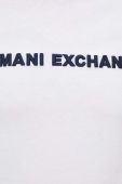 Бавовняна футболка Armani Exchange колір білий з аплікацією (3524892) Бавовняна футболка Armani Exchange колір білий з аплікацією (3524892)