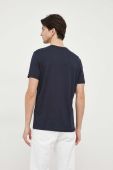 Бавовняна футболка Armani Exchange колір синій з аплікацією (3524902)