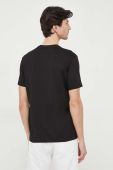 Бавовняна футболка Armani Exchange колір чорний з аплікацією (3539007)