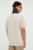 Бавовняна футболка Les Deux колір бежевий з принтом (3373777) Бавовняна футболка Les Deux колір бежевий з принтом (3373777)