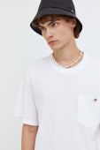 Бавовняна футболка Dickies колір білий однотонний Бавовняна футболка Dickies колір білий однотонний