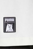 Бавовняна футболка Puma PUMA X RIPNDIP колір бежевий з принтом Бавовняна футболка Puma PUMA X RIPNDIP колір бежевий з принтом