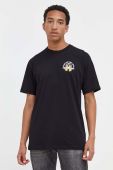 Бавовняна футболка Vans колір чорний з принтом (3483119) Бавовняна футболка Vans колір чорний з принтом (3483119)
