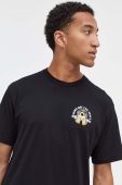 Бавовняна футболка Vans колір чорний з принтом (3483119) Бавовняна футболка Vans колір чорний з принтом (3483119)