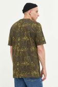 Бавовняна футболка Vans колір зелений візерунок (3380027) Бавовняна футболка Vans колір зелений візерунок (3380027)