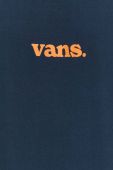 Бавовняна футболка Vans колір синій з принтом (3380077) Бавовняна футболка Vans колір синій з принтом (3380077)