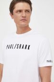 Бавовняна футболка Paul&Shark колір білий з аплікацією (3370644)