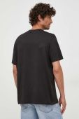 Бавовняна футболка Paul&Shark колір чорний з принтом (3452019)