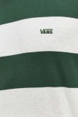 Бавовняна футболка Vans колір зелений візерунок (3483124) Бавовняна футболка Vans колір зелений візерунок (3483124)