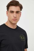 Бавовняна футболка La Martina колір чорний з аплікацією (3426618) Бавовняна футболка La Martina колір чорний з аплікацією (3426618)
