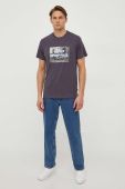 Бавовняна футболка Pepe Jeans Kalem чоловіча колір сірий з принтом Бавовняна футболка Pepe Jeans Kalem чоловіча колір сірий з принтом