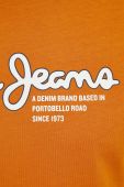 Бавовняна футболка Pepe Jeans Wido колір помаранчевий з принтом Бавовняна футболка Pepe Jeans Wido колір помаранчевий з принтом