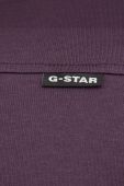 Бавовняна футболка G-Star Raw колір фіолетовий однотонний (3628770)