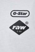 Бавовняна футболка G-Star Raw колір білий з принтом (3439807) Бавовняна футболка G-Star Raw колір білий з принтом (3439807)