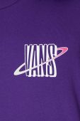 Бавовняна футболка Vans чоловічий колір фіолетовий з принтом Бавовняна футболка Vans чоловічий колір фіолетовий з принтом