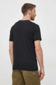 Бавовняна футболка Gant колір чорний з аплікацією (3543653)