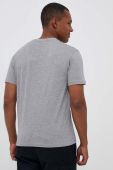 Бавовняна футболка Napapijri колір сірий меланж Бавовняна футболка Napapijri колір сірий меланж