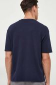 Бавовняна футболка United Colors of Benetton колір синій однотонний (3468222)