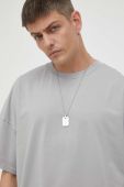 Бавовняна футболка American Vintage колір сірий однотонний (3339430)