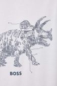 Бавовняна футболка Boss Orange BOSS ORANGE колір білий з принтом (3483809)