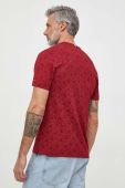 Бавовняна футболка Tommy Hilfiger чоловічий колір бордовий візерунок