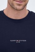 Бавовняна футболка Tommy Hilfiger колір синій з аплікацією (3447971)