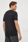 Бавовняна футболка BOSS чоловічий колір чорний візерунок Бавовняна футболка BOSS чоловічий колір чорний візерунок