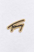 Бавовняна футболка Tommy Jeans колір білий з аплікацією (3417156)