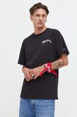 Бавовняна футболка Tommy Jeans чоловічий колір чорний з принтом (3633689) Бавовняна футболка Tommy Jeans чоловічий колір чорний з принтом (3633689)