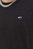Бавовняна футболка Tommy Jeans колір чорний однотонний (3543082) Бавовняна футболка Tommy Jeans колір чорний однотонний (3543082)