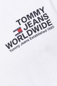 Бавовняна футболка Tommy Jeans колір білий з принтом (3560511) Бавовняна футболка Tommy Jeans колір білий з принтом (3560511)