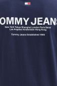 Бавовняна футболка Tommy Jeans колір синій з принтом (3558962) Бавовняна футболка Tommy Jeans колір синій з принтом (3558962)