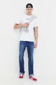 Бавовняна футболка Tommy Jeans колір білий з принтом (3543092) Бавовняна футболка Tommy Jeans колір білий з принтом (3543092)