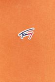 Бавовняна футболка Tommy Jeans колір помаранчевий однотонний (3560538)