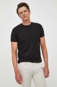 Футболка Trussardi чоловічий колір чорний однотонний Футболка Trussardi чоловічий колір чорний однотонний