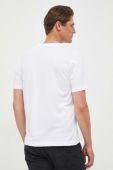 Бавовняна футболка Trussardi колір білий з принтом (3370678) Бавовняна футболка Trussardi колір білий з принтом (3370678)