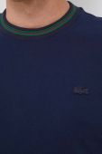 Футболка Lacoste чоловічий колір синій однотонний Футболка Lacoste чоловічий колір синій однотонний