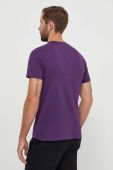 Бавовняна футболка 47brand MLB New York Yankees чоловіча колір фіолетовий однотонна