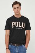 Бавовняна футболка Polo Ralph Lauren колір чорний з аплікацією (3432879) Бавовняна футболка Polo Ralph Lauren колір чорний з аплікацією (3432879)