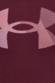 Футболка Under Armour чоловічий колір бордовий з принтом Футболка Under Armour чоловічий колір бордовий з принтом