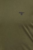 Бавовняна футболка Barbour колір зелений однотонний (3494100) Бавовняна футболка Barbour колір зелений однотонний (3494100)