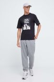 Бавовняна футболка Reebok Classic Basketball колір чорний з принтом (3545137) Бавовняна футболка Reebok Classic Basketball колір чорний з принтом (3545137)