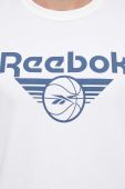 Бавовняна футболка Reebok Classic Basketball колір бежевий з принтом (3544635)