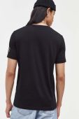 Бавовняна футболка Iceberg колір чорний з аплікацією (3422457)