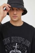 Бавовняна футболка The Kooples чоловічий колір чорний Бавовняна футболка The Kooples чоловічий колір чорний