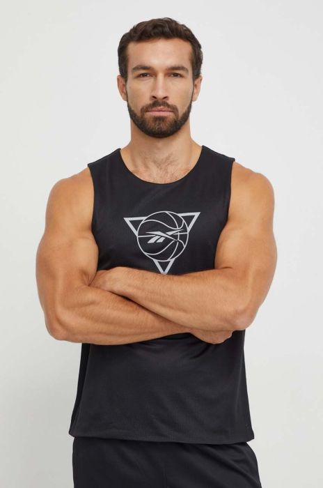 Футболка Reebok Classic Basketball чоловіча колір чорний