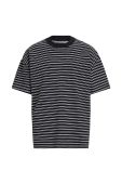 Бавовняна футболка AllSaints RICKY SS CREW колір чорний візерунок Бавовняна футболка AllSaints RICKY SS CREW колір чорний візерунок
