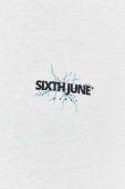 Бавовняна футболка Sixth June колір білий з принтом (3529901) Бавовняна футболка Sixth June колір білий з принтом (3529901)